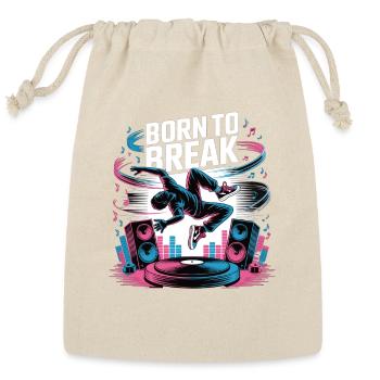 Street Dance Beat - Urban DJ Music Design - Reusable Gift Bag - Natural - Front