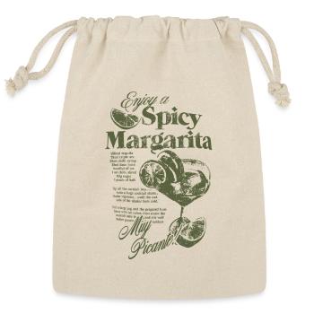 Enjoy a Spicy Margarita - Reusable Gift Bag - Natural - Front