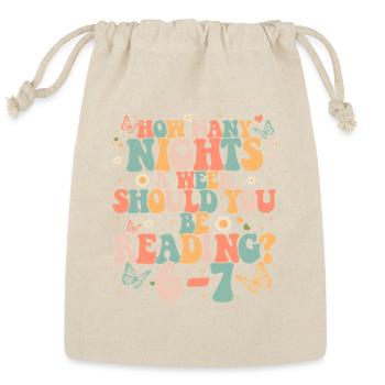 Six Seven 6 7 Meme Teacher Reading 6-7 Teacher - Reusable Gift Bag - Natural - Front