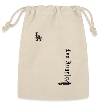 Gothic Road Trip Monogram - Reusable Gift Bag - Natural - Front