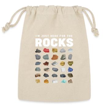 Rock Collecting Gems Minerals Collector - Reusable Gift Bag - Natural - Front