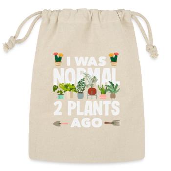 Normal 2 Plants Ago Funny Gardener Garden - Reusable Gift Bag - Natural - Front