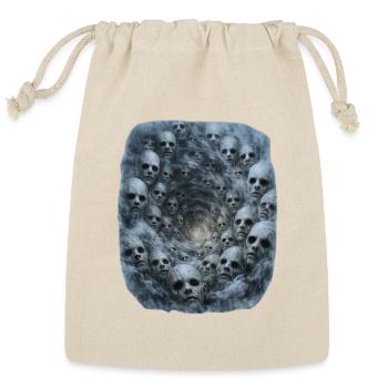 Vortex of the Forgotten Faces - Reusable Gift Bag - Natural - Front