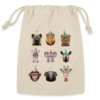 Party Animals: Festive Pet Portraits - Reusable Gift Bag - Natural - Front