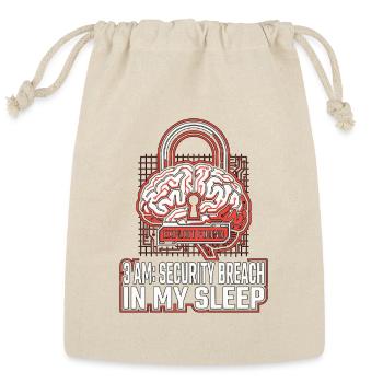 Cybersecurity Expert Midnight Solution Idea - Reusable Gift Bag - Natural - Front
