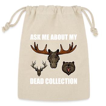 Funny Taxidermy Collection Taxidermist - Reusable Gift Bag - Natural - Front