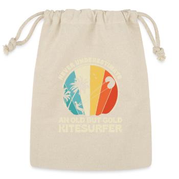 Water Sports Kitesurfing - Reusable Gift Bag - Natural - Front