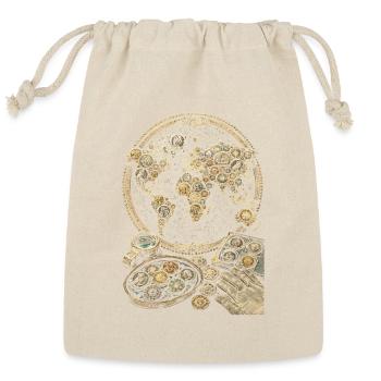 Coin collector Numismatist - Reusable Gift Bag - Natural - Front