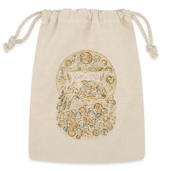 Coin collector Numismatist - Reusable Gift Bag - Natural - Front