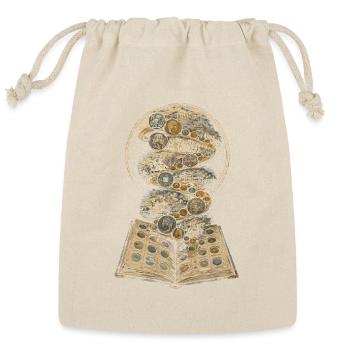 Coin collector Numismatist - Reusable Gift Bag - Natural - Front