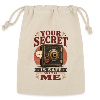 Your Secret Is Safe With Me - Reusable Gift Bag - Natural - Front