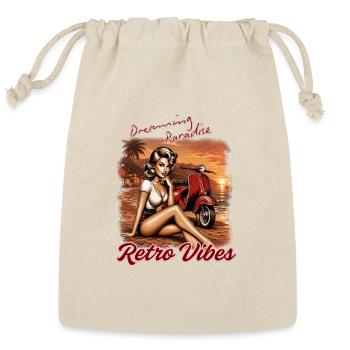 Dreaming Paradise - Reusable Gift Bag - Natural - Front