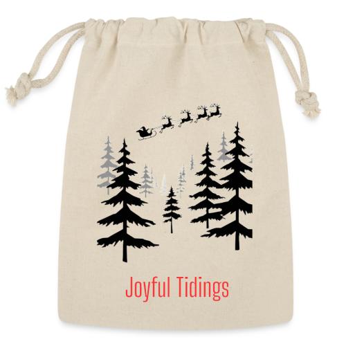 Joyful Tidings Christmas T-Shirt - Reusable Gift Bag