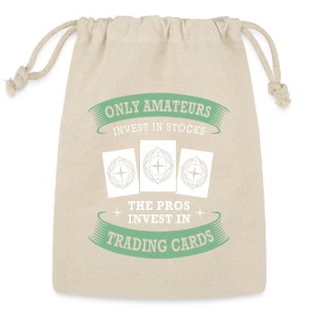 Trading Card Game Trading Cards - Reusable Gift Bag - Natural - Front