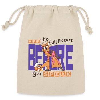 Oh… So THAT’S the Reason – Cute Fox Mom Reveal - Reusable Gift Bag - Natural - Front