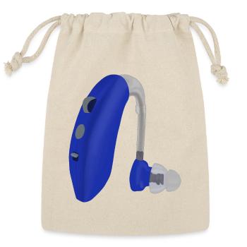 A Blue Hearing Aid - Reusable Gift Bag - Natural - Front