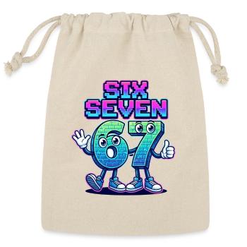 Six Seven 6 7 - Reusable Gift Bag - Natural - Front