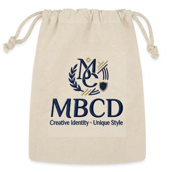 MBCD Creative Identity Unique Style T-Shirt | - Reusable Gift Bag - Natural - Front