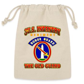 Old Guard Honor Emblem Logo - Reusable Gift Bag - Natural - Front