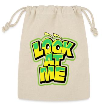 look at me - Reusable Gift Bag - Natural - Front