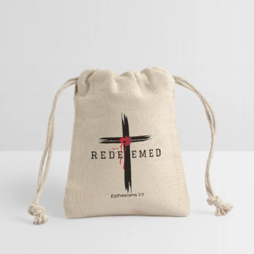 Redeemed by the blood of Jesus - Ephesians 1:7 - Reusable Gift Bag