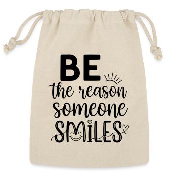 Inspirational Quote with Sunburst Design - Reusable Gift Bag - Natural - Front