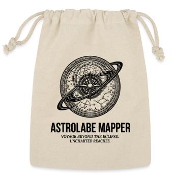Astrolabe Mapper: Voyage Beyond the Eclipse Space  - Reusable Gift Bag - Natural - Front