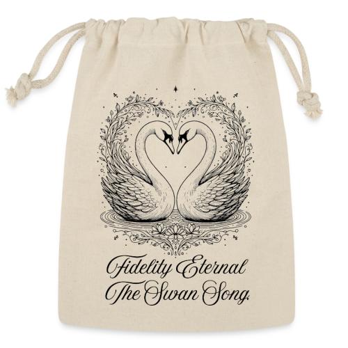 Poetic Swan T-Shirt - Reusable Gift Bag