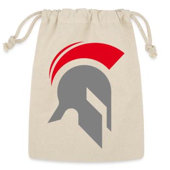 Spartan Helmet Workout - Reusable Gift Bag - Natural - Front
