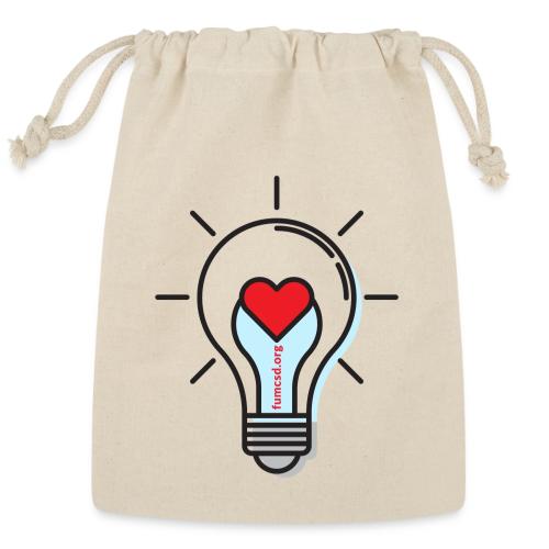 FUMCSD Heart Light Bulb - Reusable Gift Bag