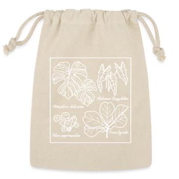 Urban Jungle Collection of plants - Reusable Gift Bag - Natural - Front