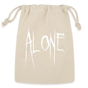 YALIHET Alone Theme - Reusable Gift Bag - Natural - Front