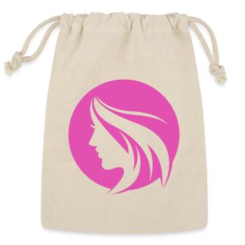 Girly Collections - Reusable Gift Bag - Natural - Front