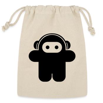 Audio Ninja Funky Space DJ - Reusable Gift Bag - Natural - Front