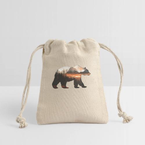 Canada Bear: fiery tones - Reusable Gift Bag