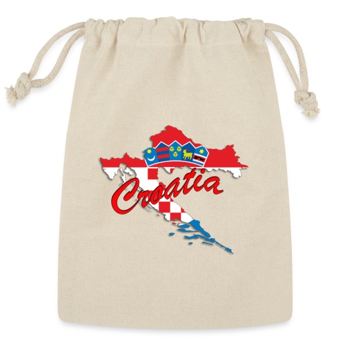Croatia Football Team Colours T-Shirt Treasure Des - Reusable Gift Bag