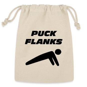 PUCK FLANKS  for the joy of exercise - Reusable Gift Bag - Natural - Front