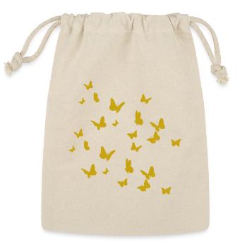 Butterfly Aesthetic T-Shirt | unique design  - Reusable Gift Bag - Natural - Front