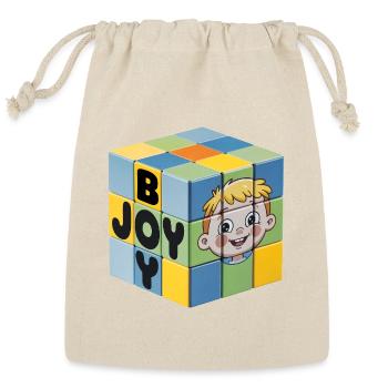 Joy Boy - Reusable Gift Bag - Natural - Front