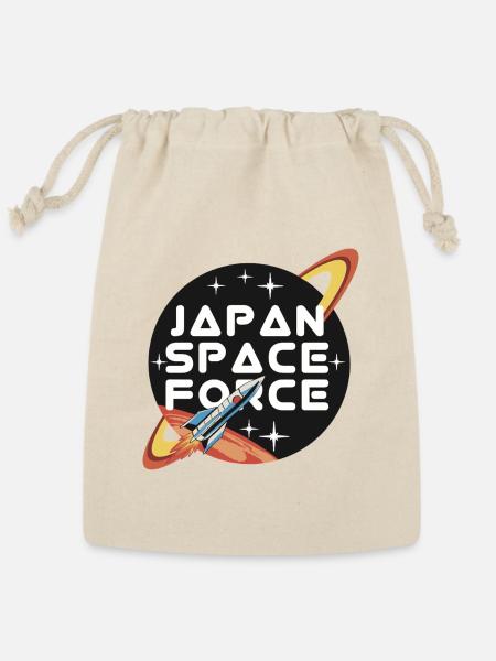 Japan Space Force Retro Logo - Reusable Gift Bag - Natural