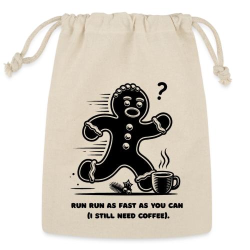 Gingerbread Man T-Shirt - Reusable Gift Bag