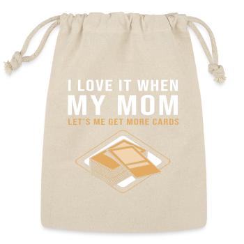 Trading Card Game TCG Card - Reusable Gift Bag - Natural - Front