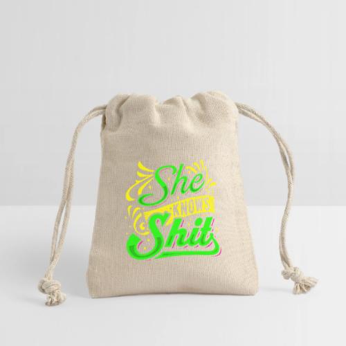 She Knows Shit - Reusable Gift Bag
