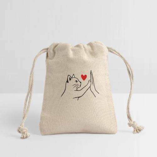 Cat Lover High-Five T-Shirt - Reusable Gift Bag