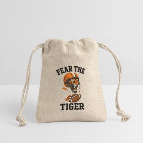Fear The Tiger Football Helmet T-Shirt - Reusable Gift Bag