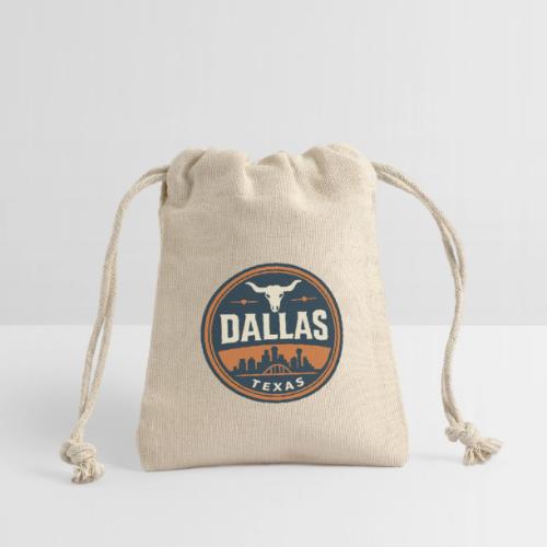 Vintage Dallas Texas Western Skyline Retro Cowboy - Reusable Gift Bag