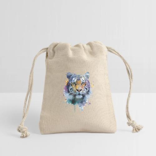Splash-Art Tiger Face - Reusable Gift Bag