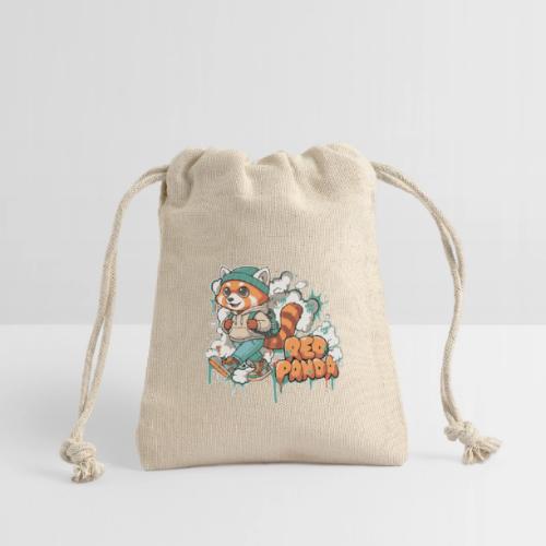 Red Panda Street Graffiti Vibes - Reusable Gift Bag