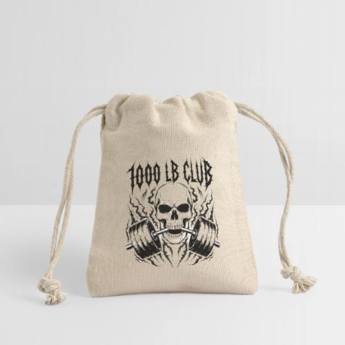 1000 LB Club Skull Barbell Powerlif - Reusable Gift Bag