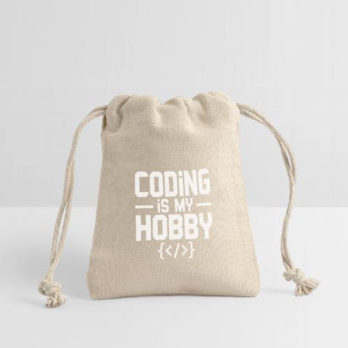 Coding Is My Hobby Typography - Reusable Gift Bag